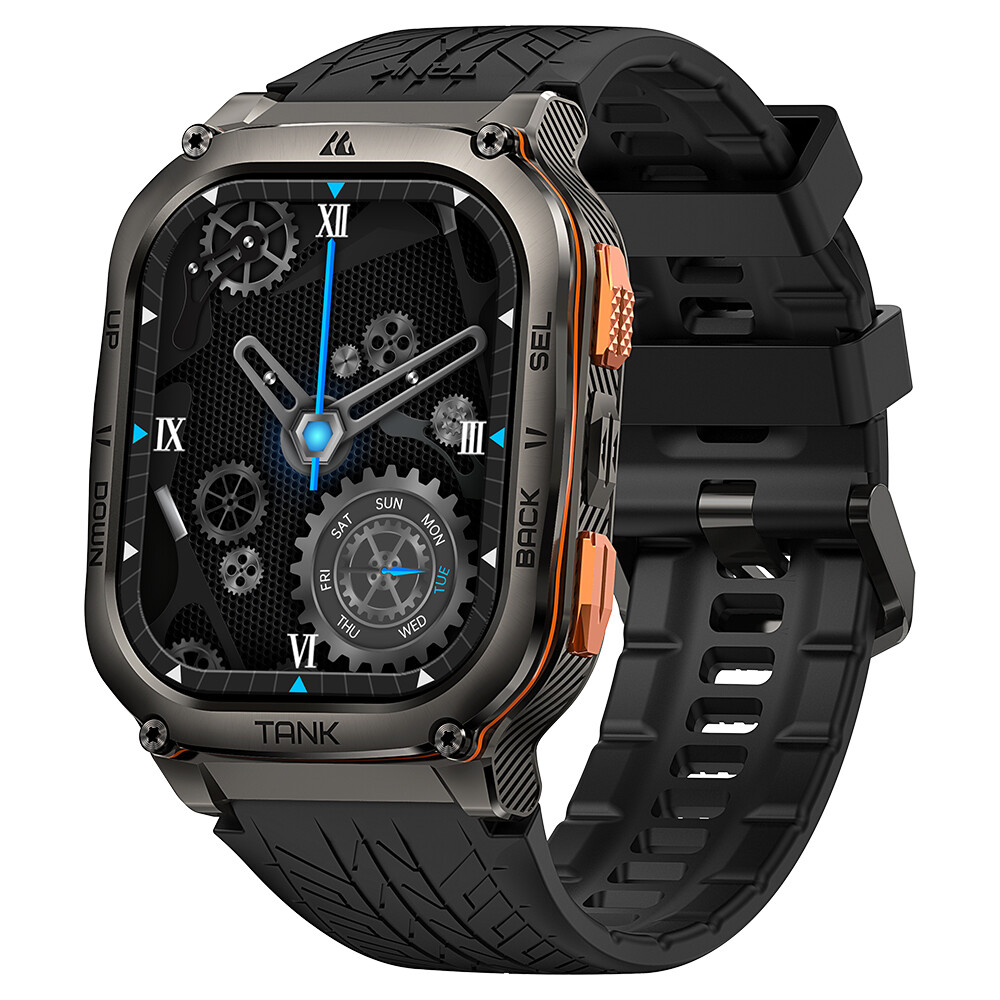 2024 HIDAMEL TANK M3 Ultra GPS Smart Watch Men 480mAh Waterproof