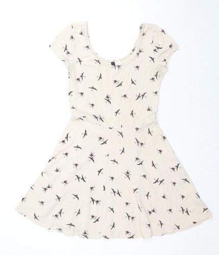 Divided by H&M Womens Beige Cotton Blend Size 10 - Bir