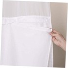  Snap in Fabric Shower Curtain Liner Replacement  70"W x 54"L (Pack of 1) White