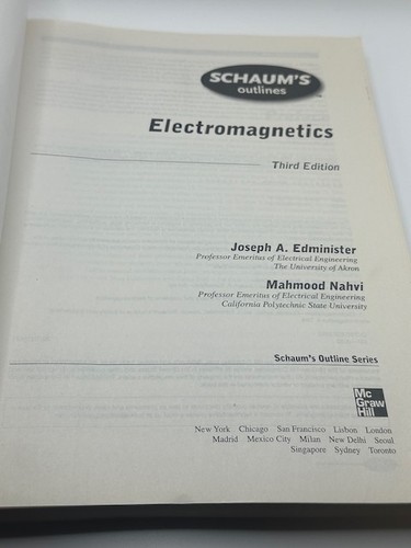 Schaum's Outline of Electromagnetics, Third Edition - Imagen 7 de 7