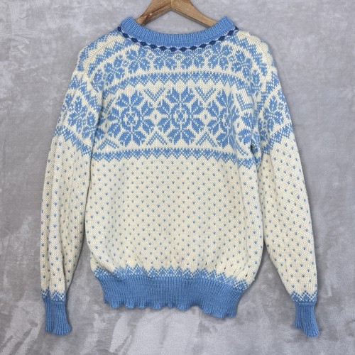 Dale Of Norway Strickjacke Pullover Faire Isle Nordic 100% Wolle Gr. M Cozycore - Bild 8 von 14