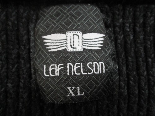 Leif Nelson Pullover Herren XL anthrazit Hoodie Full Zip Strick Cardigan gerippt Grobstrick - Bild 2 von 16