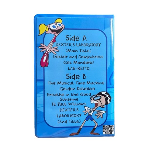 Cartoon Network Dexter's Laboratory Cassette Tape The Musical Time Machine - Picture 3 of 5