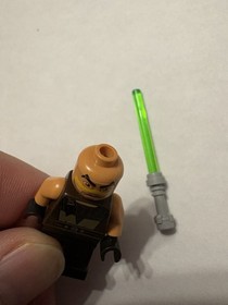 Lego Star Wars Quinlan Vos 7964 With Saber No Hair 