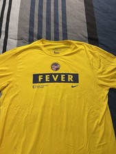 Nike Dri-FIT Indiana Fever WNBA  T-Shirt Men’s Large Yellow Official