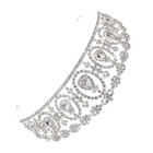 3 Pack Women Hair Jewellery for Bridesmaid Rhinestone Crown