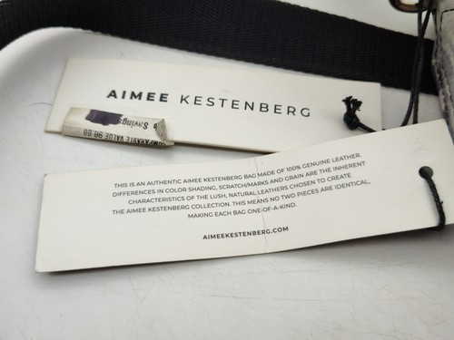 Aimee Kestenberg-Broadway Mini Crossbody Purse-Leather Handbag-Feather Print-NEW - Picture 13 of 14