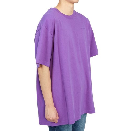 T-shirt homme blanc cassé manches courtes SKU tendance OMAA038S 23JER001 3636