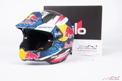 Mini casque Sebastien Ogier 2025 Toyota WRC, échelle 1:2 Stilo - Photo 1/4