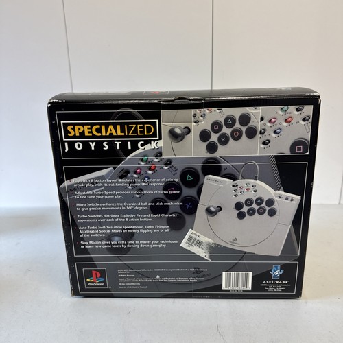 Joystick specializzato Asciiware PS1 nuovo con scatola - molto raro - bello SLUH-00001 - Foto 4 di 11