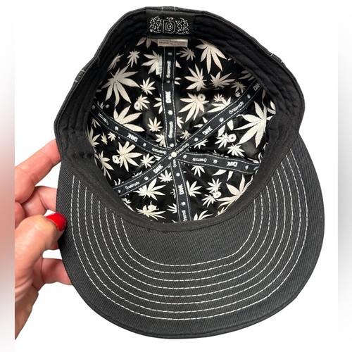 Gorra de béisbol negra Grassroots California DANK Skunk, talla 7 1/8, ropa de calle - Imagen 5 de 7