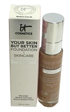IT COSMETICS Your Skin But Better Foundation + Skincare Medium Cool 34 1 OZ
