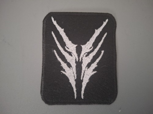 Glow In The Dark Orbit Culture Logo Band Patch schwarz-weiß