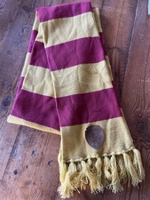 Universal Studios Harry Potter Wizarding World Gryffindor Patch Scarf 84" x 7"