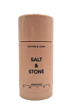 Salt & Stone Saffron & Cedar Deodorant 2.6 oz Vegan & Cruelty Free, Ships Free