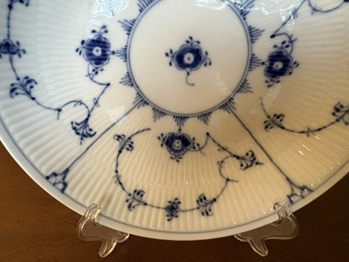 Royal Copenhagen Blue Fluted Plain 8" Cake Plate #11 -1st EUC - Picture 4 of 7
