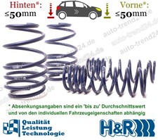 H&R Tieferlegungsfedern 50mm u.a.: BMW 7er E38, Bj. 1994-2001
