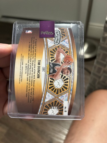 2024-25 Panini Revolution #8 Tim Duncan Ring Bearers Die-Cut Insert NEUTRON /50 - Picture 3 of 3
