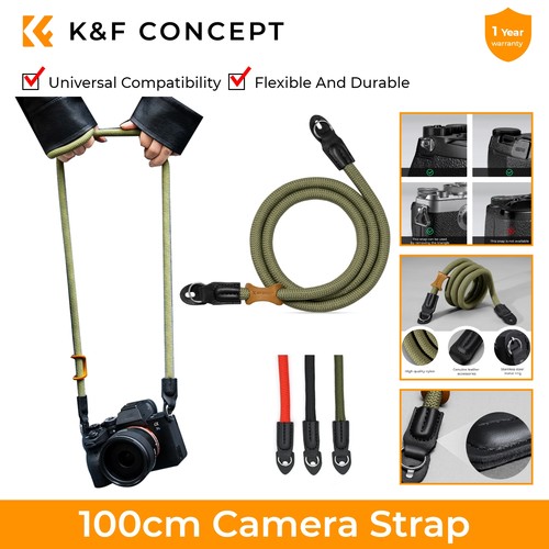 K&F Concept Camera Neck Strap Camera Bandoulière pour Appareil Photo Reflex Numérique Sangle - Photo 2 sur 25