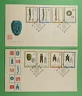 DR WHO 1982 CHINA PRC 2 FDC ANCIENT COIN  R64509