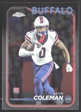 Keon Coleman 2024 Topps Chrome #209 RC Buffalo Bills