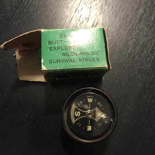 Kompass Butt-Cap für Explorer Wilderness Survival Messer