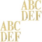  2 PCS Türschilder Tür Namensschild Praktische Türplatte Türzahlenplatte