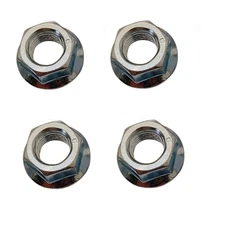 Ford C4 C6 FMX Torque Converter Nuts 3/8" x 24 SAE Locking Flange (4 pack)