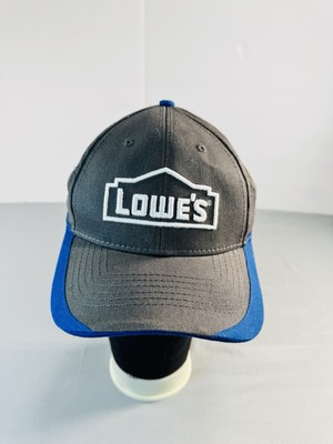 #ad Lowe#x27;s Men#x27;s Snapback Hat Gray Blue Embroidered Logo Back End Appreciation 2020 $7.65