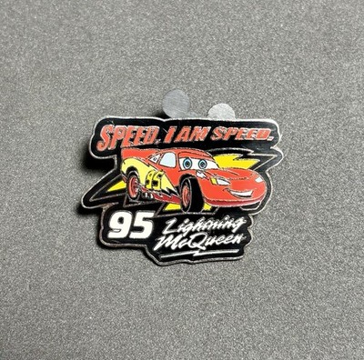 Disney Pixar Starter Set Pin CARS #95 Lightning McQueen SPEED - I AM SPEED 2006