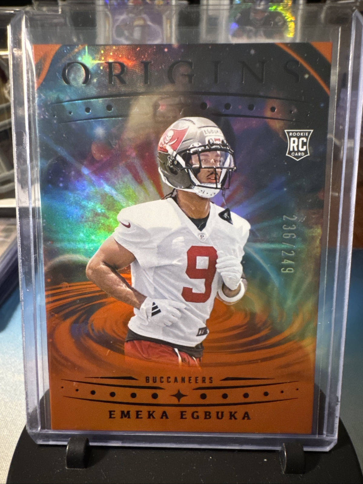 Emeka Egbuka 2025 Origins International Orange Rookie /249 RC #146
