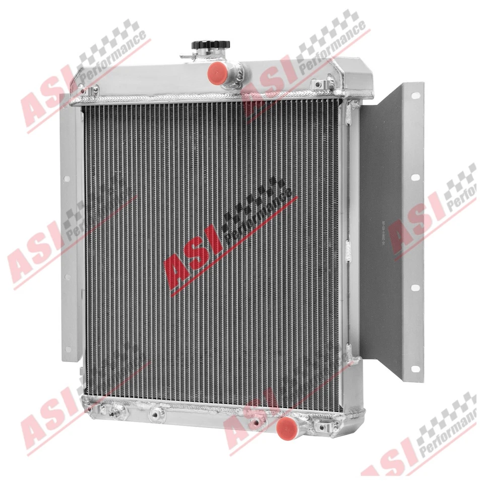 3 Row Aluminum Radiator For 1961-1969 Dodge D100 Series Pickup L6 2.8L,3.7L AT - Image 2 of 4