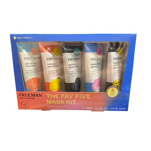 Freeman Fav Five Face Mask Kit - 5 Tubes - Limited Edition - New - Picture 3 of 4