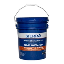 Sierra 18-9650-5 High Performance 80W-90 Synthetic Blend Gear Lubricant, 5 gal