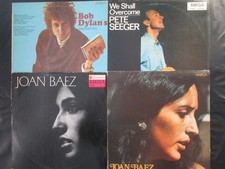 BOB DYLAN, JOAN BAEZ, PETE SEEGER / 4 LP Set ...