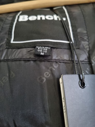 LADIES BENCH BLACK PUFFER JACKET. SIZE 12. BRAND NEW with TAGS. - Picture 4 of 8