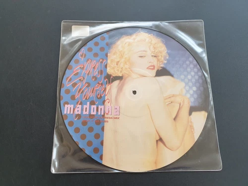 MADONNA  - EXPRESS YOURSELF 1989 UK PRESS 12" VINYL RECORD PICTURE DISC EX/EX
