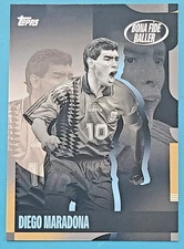 Diego Maradona 2024 Topps Argentina Team Set Bona Fide Baller Static Parallel#49