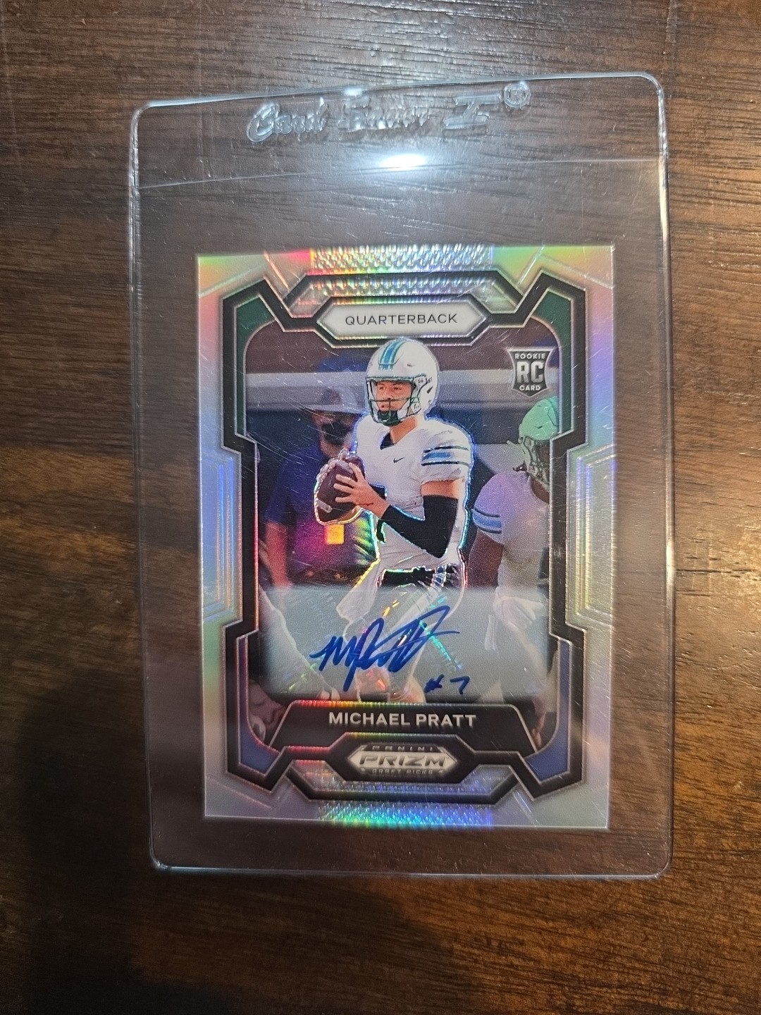 2024 Panini Prizm Draft Picks Silver Michael Pratt Rookie Auto RC