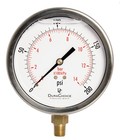4" Oil Filled Pressure Gauge, SS Case, 1/4" NPT, Lower Mount, 0-200PSI