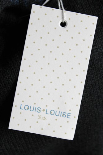 Louis Louise Boys Navy Black Striped Wool Knitted Blended Sweater Top Size 10y - Picture 6 of 6