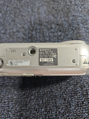 TESTED WORKS Sony Cyber-Shot DSC-P73 4.1MP Compact Digital Camera & Case - Picture 8 of 12