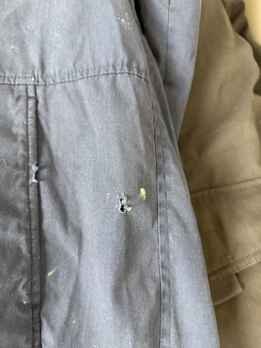 Vintage 90s US Navy USN Deck Utility Blue Zip Jacket size Large - Picture 7 of 9