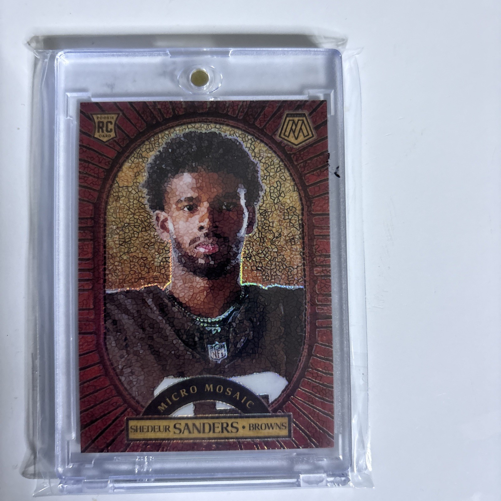 2025 Panini Mosaic Shedeur Sanders Micro Mosaic #20 Case Hit RC