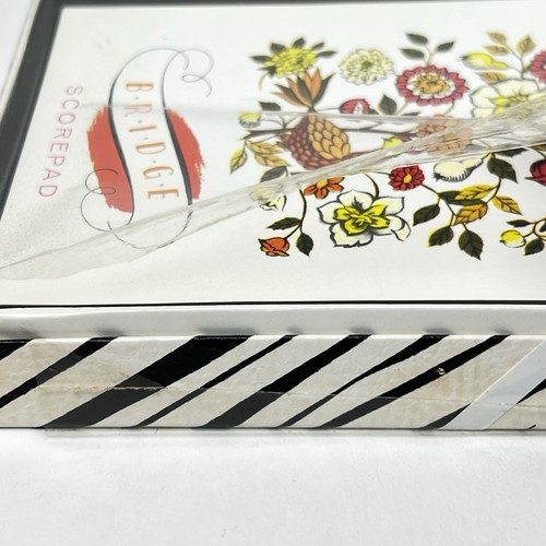 Vtg Hoyle Persian Brocade Bridge Gift Pack 2 Decks Playing Cards Score Pad - Picture 11 of 11
