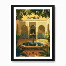 Aihrgdesign A Mid Century Modern Tr Framed Wall Art Poster Canvas Print Picture