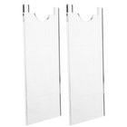 2pcs Bed Stoppers: Clear Under Couch And Bed Furniture Stoppers -