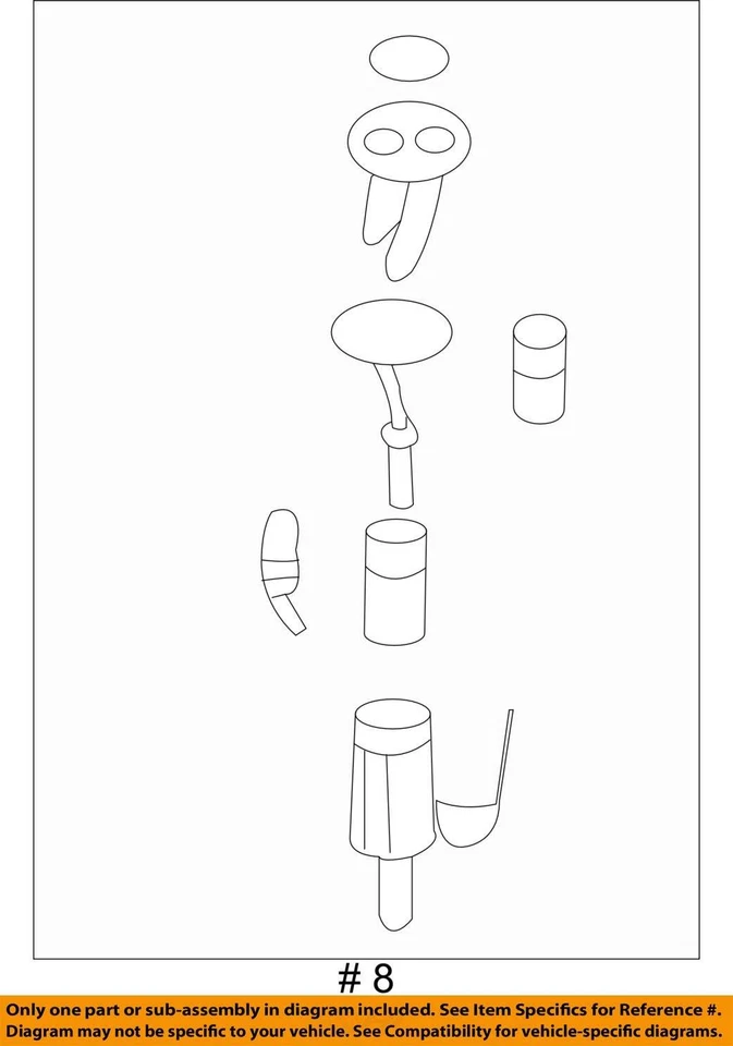 2006-2010 Kia Optima электрический газовый топливный насос в сборе W6YE0 - Изображение 4 из 4
