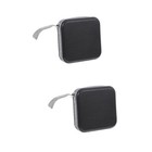 2pcs tragbarer CD-Fall DVD Storage Case CD-Speicher-Organizer