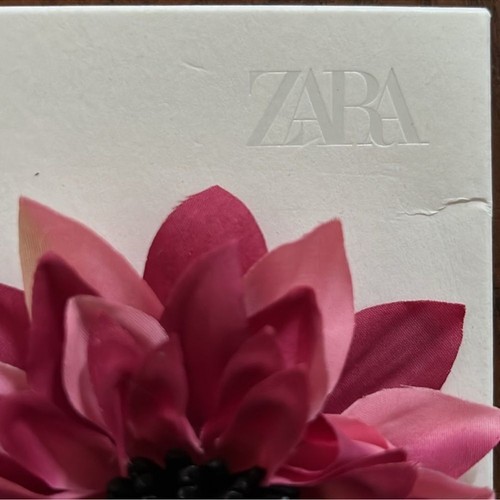 Zara Ohrring Blume rot & rosa - Bild 5 von 6